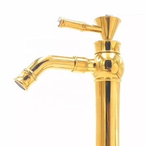 Royal Diamond Basin Mixer with Single Handle Gold Basin Faucet Rose gold Basin tap Color can be customized