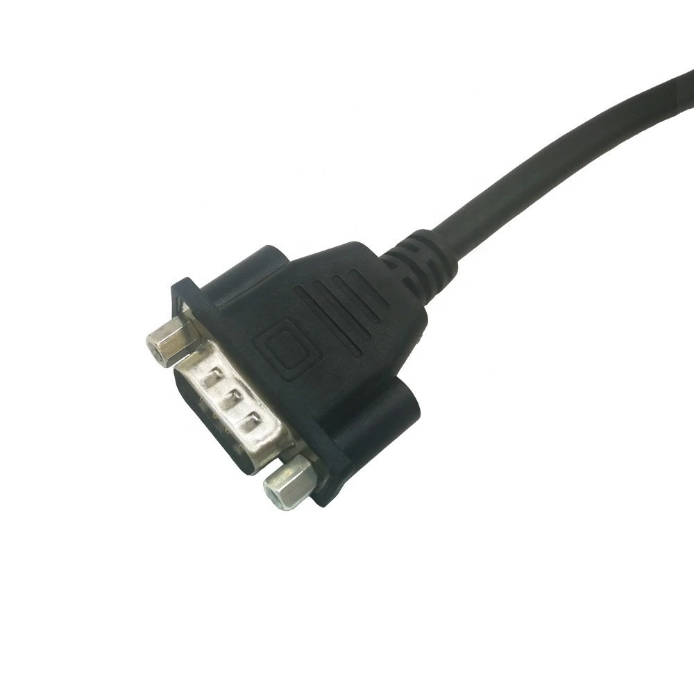 RS232 DB9 9 Pin Male to Female Cable Industrial Adapter Connector Extending Wire cord for computer PC