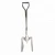 Import RUISHENG rust-proof all steel polished square spade shovel from China