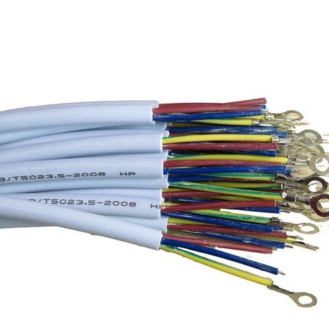 RVV 2 Core 25Cm 28 Pcs 0.15 300Volt Gauge Copper Insulation Pvc Flexible Sheathed Price Electrical Wire Cable