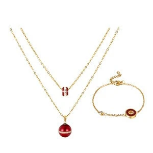 S-291 Xuping multi designs 24k stainless steel gold plated jewelry set