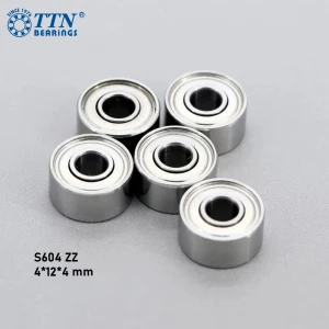 S604 ZZ Stainless Steel Deep Groove Ball Bearing