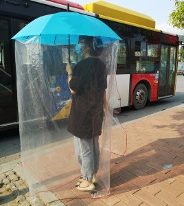 Safety Protection Waterproof New Design Full Body Umbrella