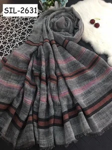 Sale spring USA leisure dress accessory jacquard texture tippet hijab wraps female male striped wholesale viscose hijab