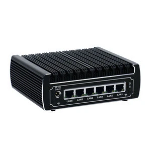 Sample list portable mini server intel kaby lake i3 7100u dual core Network security fanless pfsense firewall pc with 6 lan