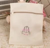 Sandwich Mesh Dirty Laundry Bag Zipper Wash Bag For blouse Embroider Logo Manufacturer in Yiwu