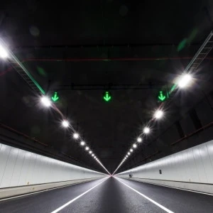 SANSI IP66 4000K 20W 200W Ceramic Industrial LED Tunnel Lamp Flood Light for Tunnel