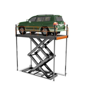scissor car lift/fixed car elevator/hydraulic car lift price scissor car lift in pit