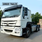 second hand 371hp 6x4 Sinotruk Howo Tractor Head Truck Used howo tractor truck for Africa