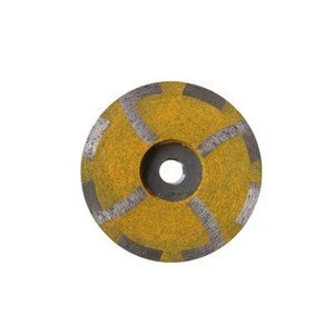 Segments resin filled diamond grinding cup wheel for stone flour mill grinding wheel concrete grinding plate disc