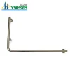 Shinning L-shaped Stainless Steel Grab Bar for Bath Safety