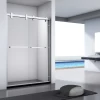 Shower glass screen with four big wheels Shower Door Shower Cabin