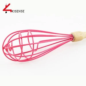 Silicone eggbeater /Egg tools/Cooking Tools with wood handle