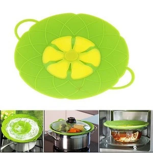 silicone food steamer microwave heating/heated food, lid can be covered
