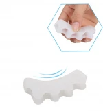 Silicone Gel Toes Stretcher Separator Five Toes Separators For Hallux Valgus