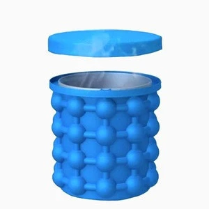 Silicone Ice Maker Fast Cold Ice Bucket Ice Storage Silicone Bucket