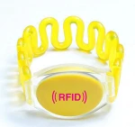 Silicone RFID Bracelet Wristband for Spa/ Fitness /Swimming Centre