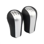 Silver Leather Gear Shift Knob Used For Toyota AYGO Verso Corolla
