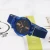 Import Simple Fashion Female Wristwatch Blue Dial Analogue Quartz Stainless Steel Mesh Band Watch from China