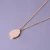 Import Simple Gold Plated Cute Heart Love Shape Pendant Necklace Jewelry from China