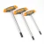 Single allen key hex key wrench with T type plastic handle