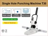 Single hole punching manual paper hole puncher machine for office