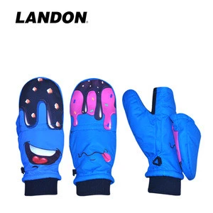 Skiing gloves Customized Water proof Easy to clean Ergonomics For family outdoor activities comfortable for skiing