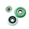 sliding door roller aluminum/nylon POM/PA /delrin v wheel ball bearing