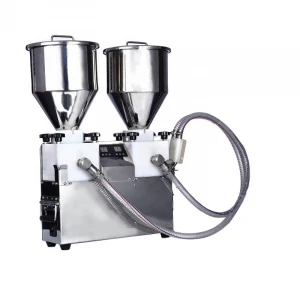 Small stainless steel cake decorating machine bread fruit jam cream injector