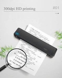 Smart Design Usb Bluetooth Mobile Portable Mini Thermal A4 Paper Size Support Normal Android Phone Wireless Small Printer