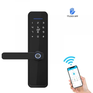 smart door lock Fingerprint  Password  IC Card Key wireless fingerprint door lock TT smart secure door lock