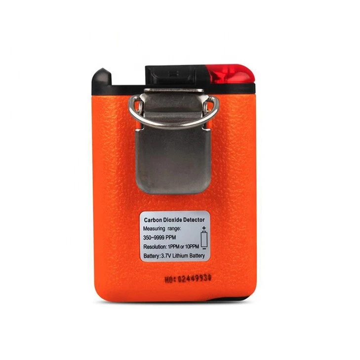 Smart Sensor AS8804 Mini Portable Clip-on Digital Carbon Dioxide Detector CO2 Gas Concentration Monitor Tester Analyzer