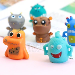 Soft Rubber Colorful Animals Finger Puppet toys for kids and Teaching Show, Mini Finger Toys Party Favors