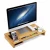 Import SONGMICS Desktop Organiser Standing Desk Bamboo Wooden Laptop PC Computer Monitor Stand Riser from Pakistan