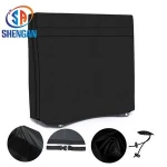 SPORT Waterproof Table Tennis Table Cover, 600D Polyester Oxford Ping Pong Table Cover Outdoor, Weatherproof, Black