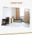 Import Spring sleeping single  bed with spring mattress with two wooden cabinet under bed from China