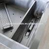 Stainless steel bubble dish washer also for vegetable cleaning