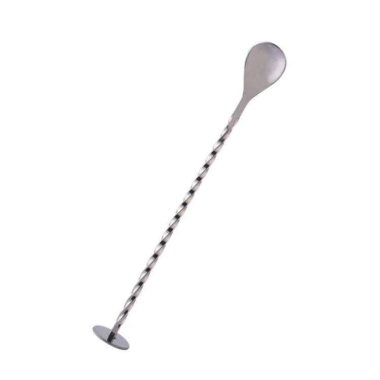 Stainless Steel Cocktail Whisks Spoon Mixer Bar Stirring Spoon DIY Tools
