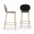 Import Stainless steel gold metal chair high coffee chair from China