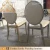 Import stainless steel gold round back frames manufacturer metal dining chair from China