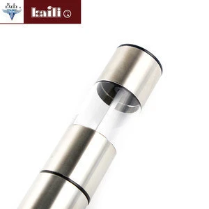 Stainless Steel Hand Manual Spice Grinder For Salt And Pepper