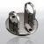 Import stainless steel handrail fittings post base plate side base inox balustrade base from China
