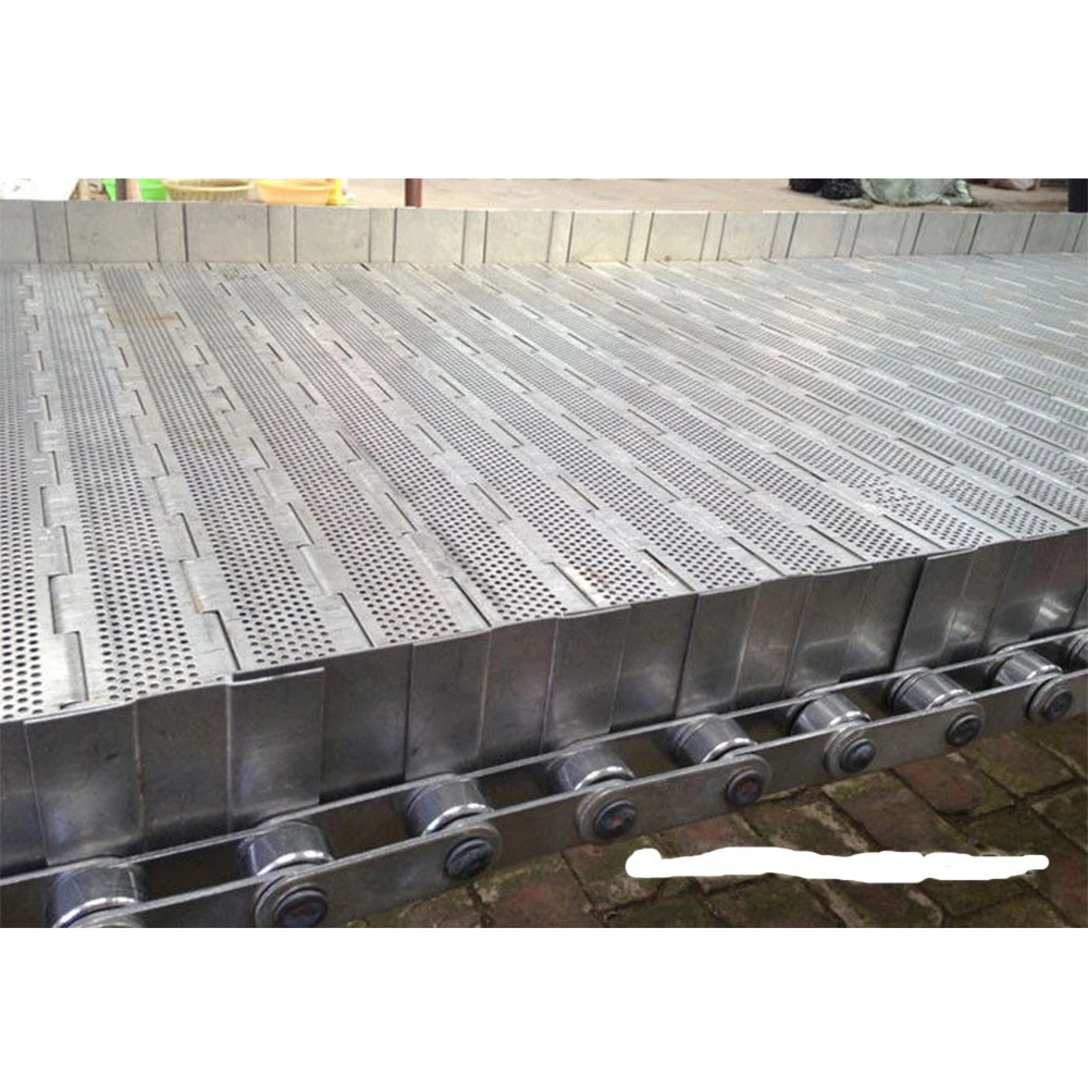 Stainless Steel Mesh Chain Perforated Plate Conveyor Belt