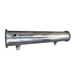 Stainless Steel Sanitary Shell Tube Heat Exchanger With Spiral Tube For Food