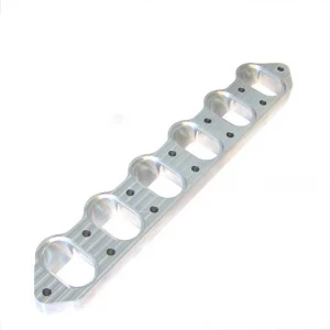 Stainless Steel316/Aluminum7075-T6 Clear Anodize/Chrome Polish Billet B-Series Auto Intake Manifold Flange Fuel Rail Combo