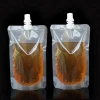 Stand up 5L Clear Transparent Spout pouch for Water Wine Juice with Handle