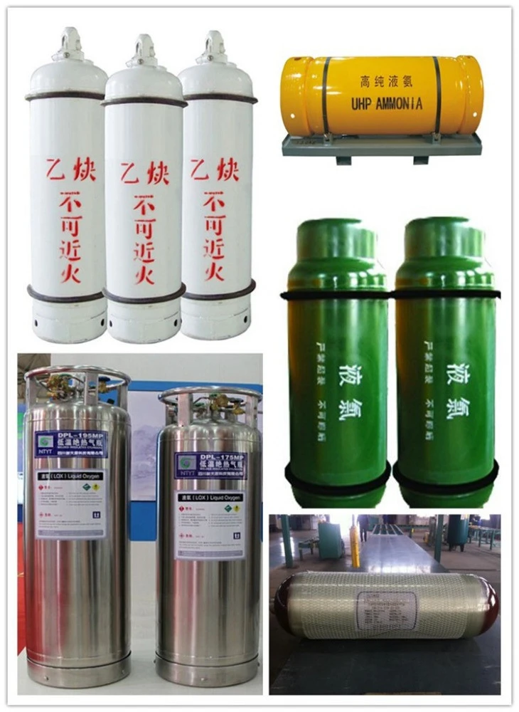 steel CNG high pressure gas cylinder for natural gas station