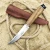 Steel wolf head hunting knifes survival outdoor knife