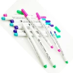 Stitch Markers Soluble 4Pcs Cross Stitch Water Erasable Pens Grommet Ink Fabric Marking Pens Diy Needlework Color
