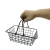 Import Storage Baskets Steel with Black Color Metal with Handle Wire Basket Aceptable 1000pcs Multifunctional from China